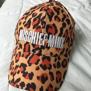 Leopard print hat